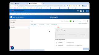 Instructions on how to create a Schoology course through Powerschool