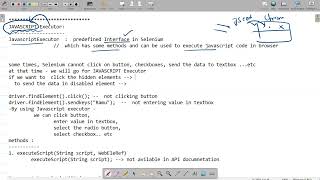 JavaScript Executor Introduction In Selenium