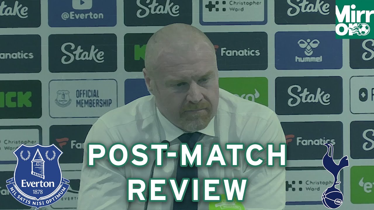 Sean Dyche Press Conference | Everton 2-2 Spurs | "I GOT BOOKED FOR A ...