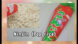 駄菓子 今でも人気のポン菓子　【にんじん】【Pop rice】