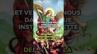 Demandez la Protection de Saint Michel en 1 Minute  🙏 Saint Michel, protège-nous #shorts