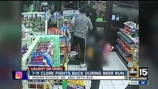 Convenience store beer run in Phoenix