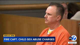 Fire captain's bail set at $3.25M amid child sex abuse allegations