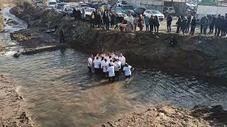 Тържествен водосвет и ритуално спасяване на кръста в Евросело Черниче на Йорданов ден - 06.01.2025 г