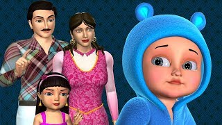 Johny Johny Yes Papa Family Version - 3D Animation Nursery Rhymes & Songs For Children