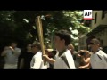 Thousands cheer torch bearers as 2012 relay gets under way