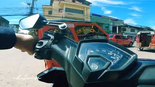 walk and motor ride downtown Mati city