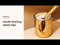candle safety tips 🧯 how to properly burn a candle
