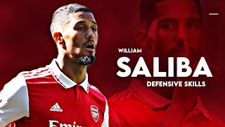 William Saliba 2022/23 - Crazy Defensive Skills - HD