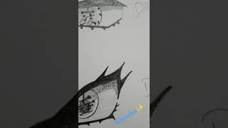 How to draw Upper Moon Eyes #animeart #animestyle #fun