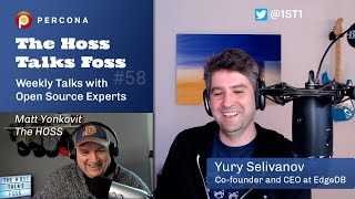 Deep Dive Into EdgeDB – Percona Podcast #58 /w Yury Selivanov, the CEO of EdgeDB