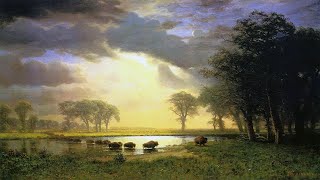 Albert Bierstadt Landscape Art for TV ~ 18 Vintage Paintings ~ 4K Slideshow ~ No Sound