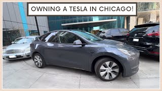 OWNING A TESLA IN CHICAGO! | Pros and Cons of Owning An Electric Vehicle