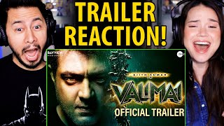 VALIMAI Trailer Reaction!!! 🤯🤯 | Ajith Kumar | H Vinoth | Jaby Koay & Achara Kirk