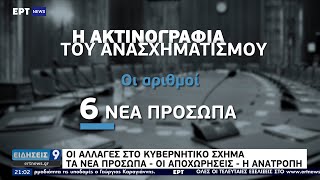 Οι αλλαγές στο κυβερνητικό σχήμα: Τα νέα πρόσωπα-Οι αποχωρήσεις-Η ανατροπή ΕΡΤ 31/8/2021