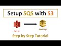 How to Integrate AWS SQS with AWS S3 | Send message to SQS on S3 Events
