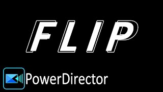 Cinematic Title Flip Animation | PowerDirector