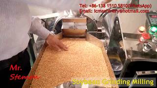 how to make Soybean powder┃Milk flour grinding mill machine process