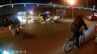 [Horn]Beijing police car responding//北京警车出警