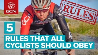 5 Rules All Cyclists Should Obey | How To Ride On The Road Safely