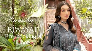 Ramsha Luxury Lawn Collection 2022 | Riwayat by Ramsha Luxury Lawn Unstitched Collection 2022