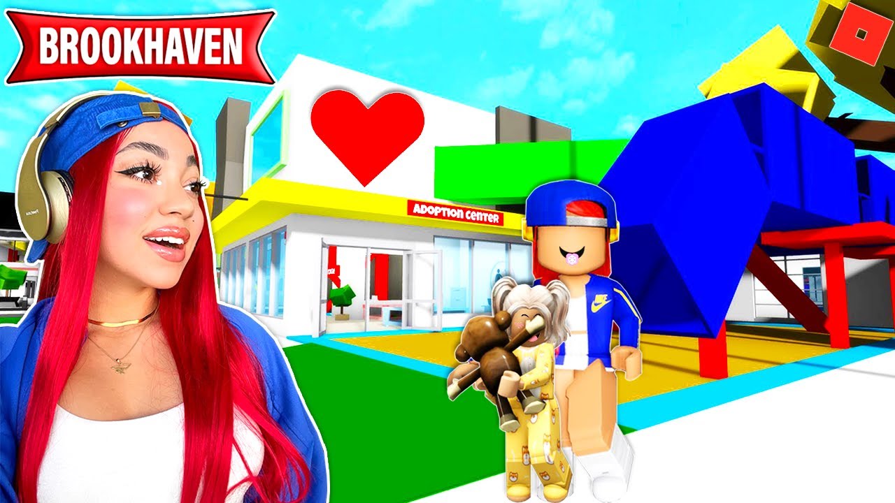 I Adopted A Kid In Brookhaven Roblox Brookhaven Rp Youtube