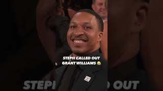 Steph had jokes for Grant Williams at the ESPYS 😅