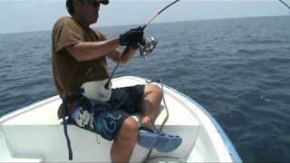 27kg GT caught using jig by Loop - Maldives March 2009