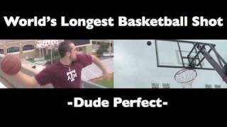 World's Longest Basketball Shot | Dude Perfect