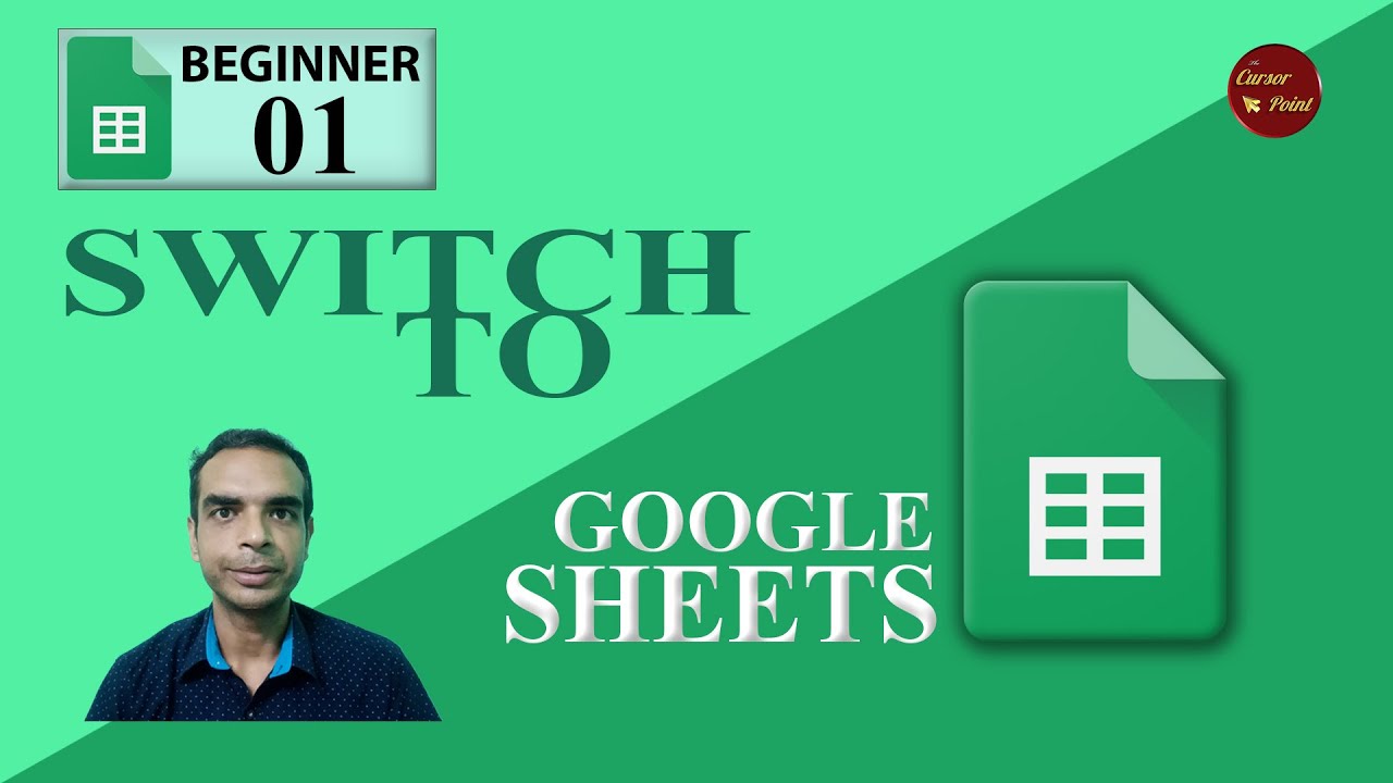 Google Sheets | Beginners' 01 | Introduction | First Step To GSheets ...