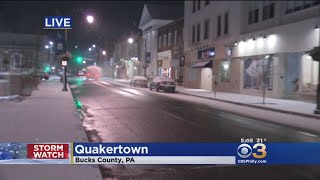 Tracking Snow Conditions In Quakertown, Bucks County