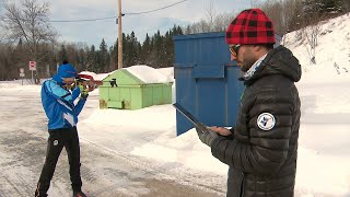 Un entraînement en partie virtuel au biathlon