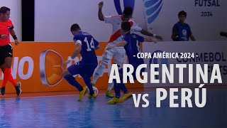 FUTSAL | Argentina - Perú (Fase de Grupos - Copa América 2024)