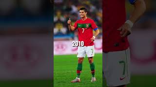 Ronaldo through the years… (2023-2002) #ronaldo #sporting #manutd #portugal #madrid #juve #alnassr