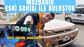 MAZDANIN ESKİ SAHİBİ İLE BULUŞTUK ARABASINI GÖRÜNCE ŞOK oldu… inegölde mazda323 inceledim… airli