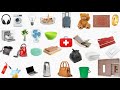 English Vocabulary - 100 HOUSEHOLD ITEMS