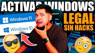 Como ACTIVAR WINDOWS 1O \u0026 11 Sin PROGRAMAS | 100% LEGAL✅