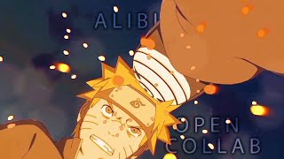 Naruto Edit Alibi - Open Collab - 1k Sub Special - #Dursc1kCollab