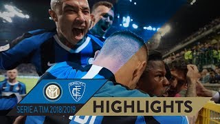 INTER 2-1 EMPOLI | HIGHLIGHTS | We're in the 2019/20 UEFA Champions League!