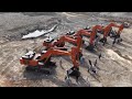 hitachi machine❌ drone video 😱 new zx490h excavator new inaugration movie 🎥 video dronevideo yt