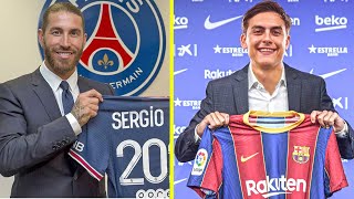 New Confirmed Summer Transfers 2021 Ramos ft. Dybala