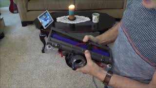 Dyson vacuum is hard to push - easy fix