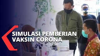 Simulasi Pemberian Vaksin Covid-19 di Bogor, Ini Penjelasannya