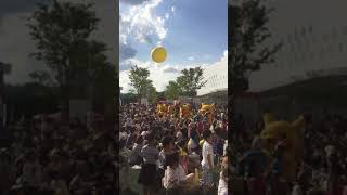 pikachu dancing in expo city osaka