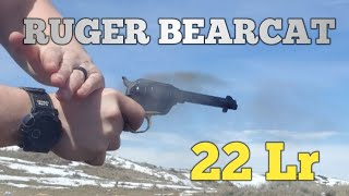 The Ruger Bearcat 22 LR vs water jugs, an excellent choice for the outdoors.