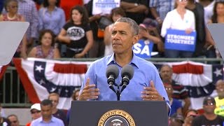 Full Video: President Obama rallies for Clinton in Florida