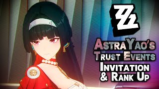 [Zenless Zone Zero] Astra Yao's Trust Events ~ All Invitation and Trust Rank Up Events Compilation