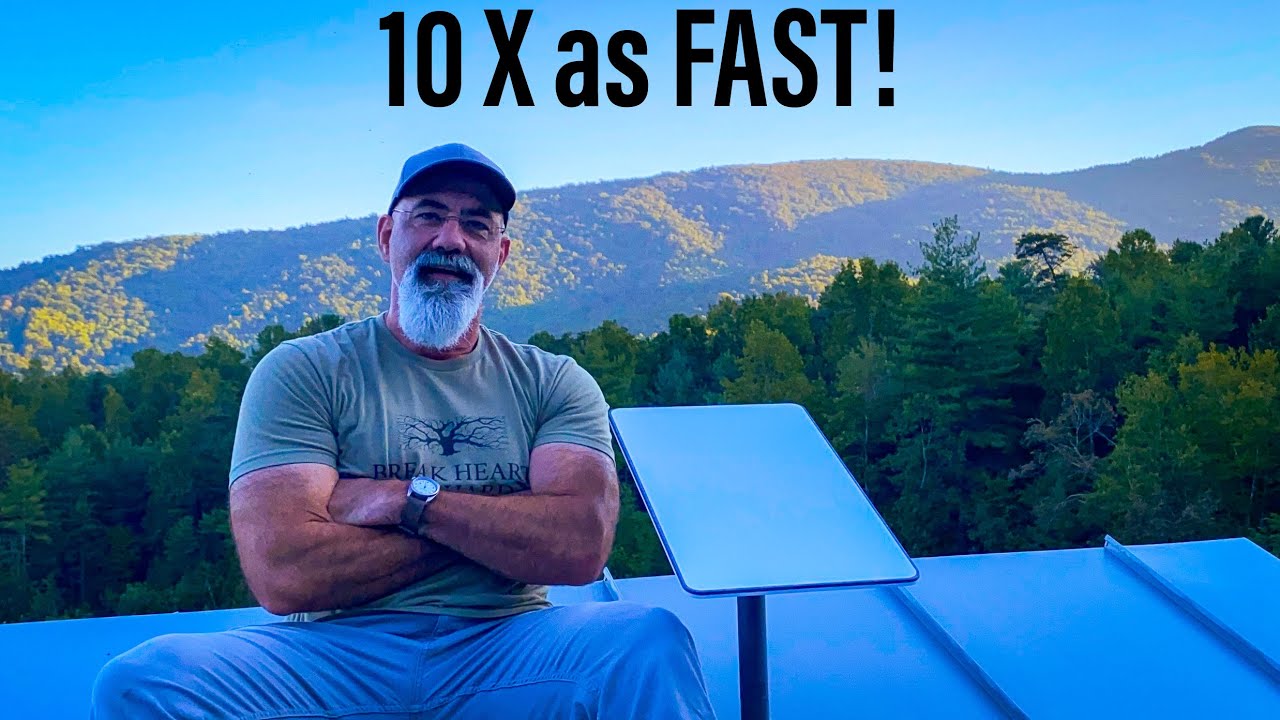 Starlink is 10 Times as Fast as our old internet. Best Effort Internet Service is a Game Changer.