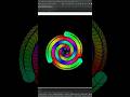 Python Turtle Fun #37 🔄✨ | Creating a Stunning Circle Rotate Model with Python Turtle! 🐍🐢