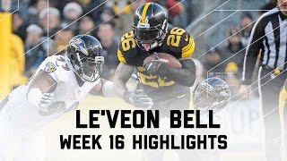 Le'Veon Bell Totals Over 130 Yards of Offense! | Ravens vs. Steelers | NFL Week 16 Player Highlights